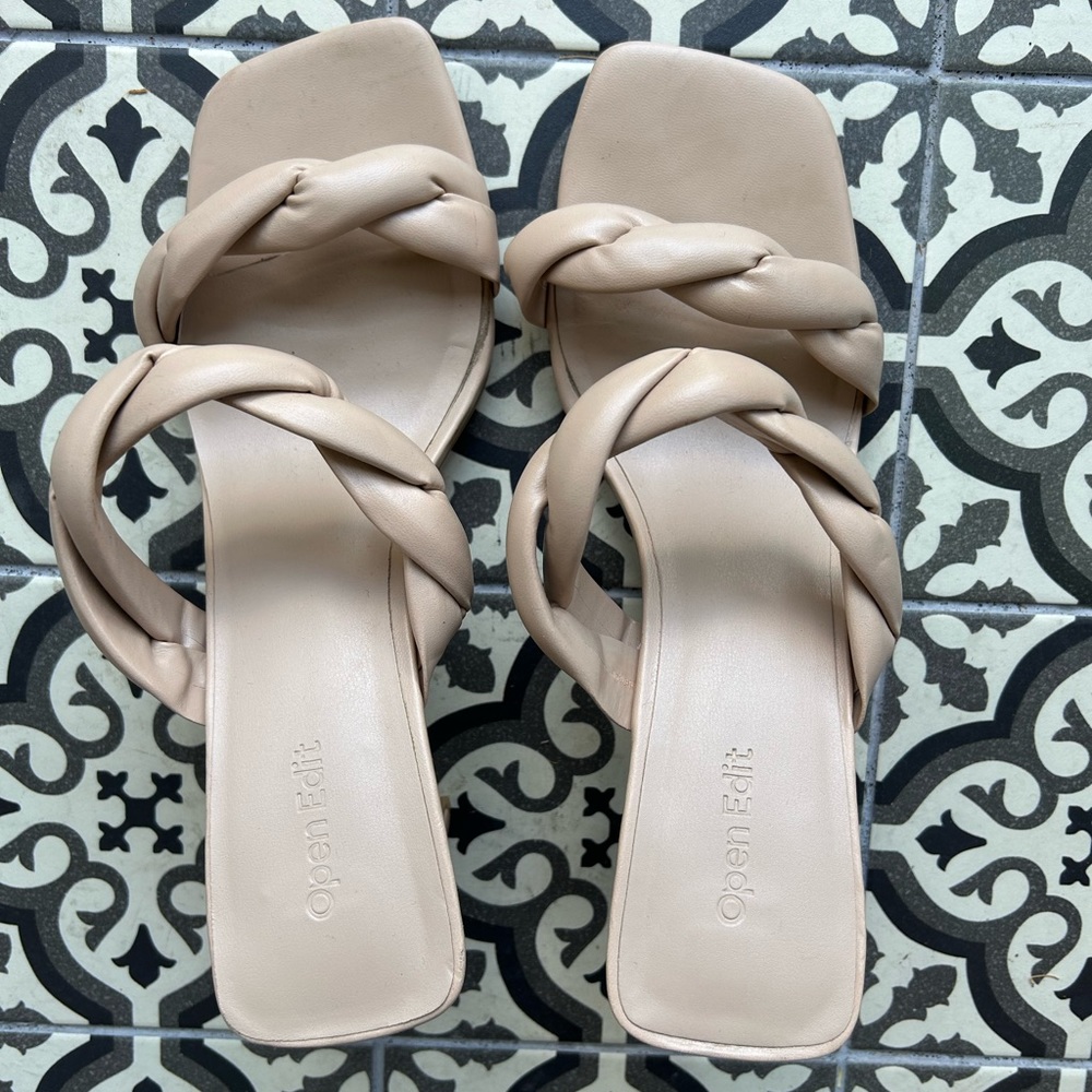 Open Edit Twist Heels
